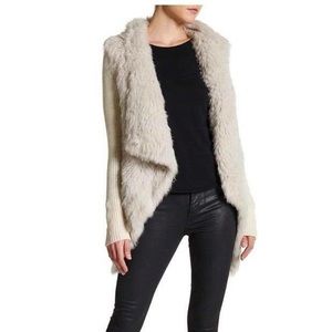 Love Token rabbit fur jacket.